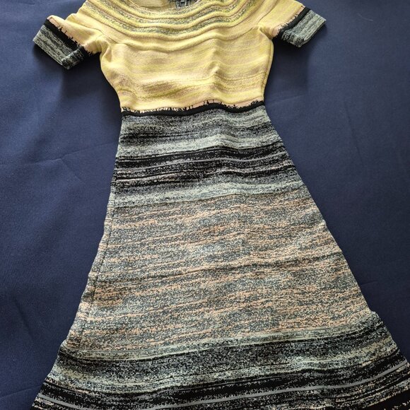 Herve Leger Liza Bandage Dress in Sunset Combo - Picture 1 of 5